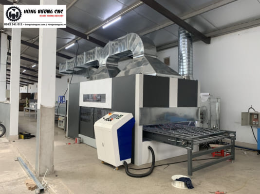 Dây chuyền sơn tự động Hùng Vương CNC